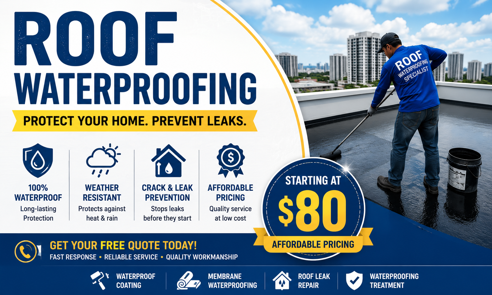 Roof Waterproofing Pricing