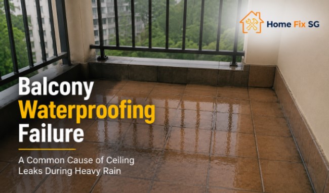 Balcony Waterproofing Failure