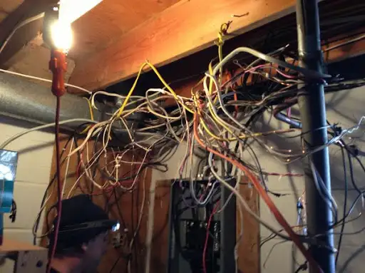 Damaged wiring