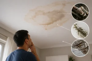 Ceiling Water Stains Dangerous