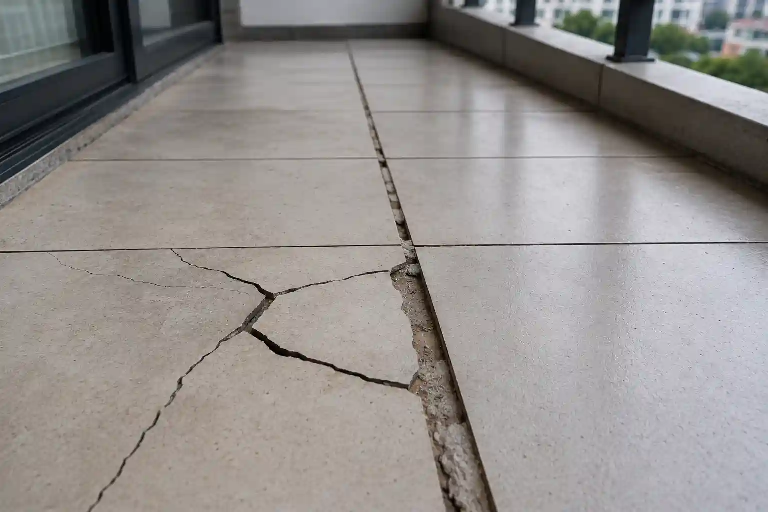 Cracked Tiles or Loose Grout