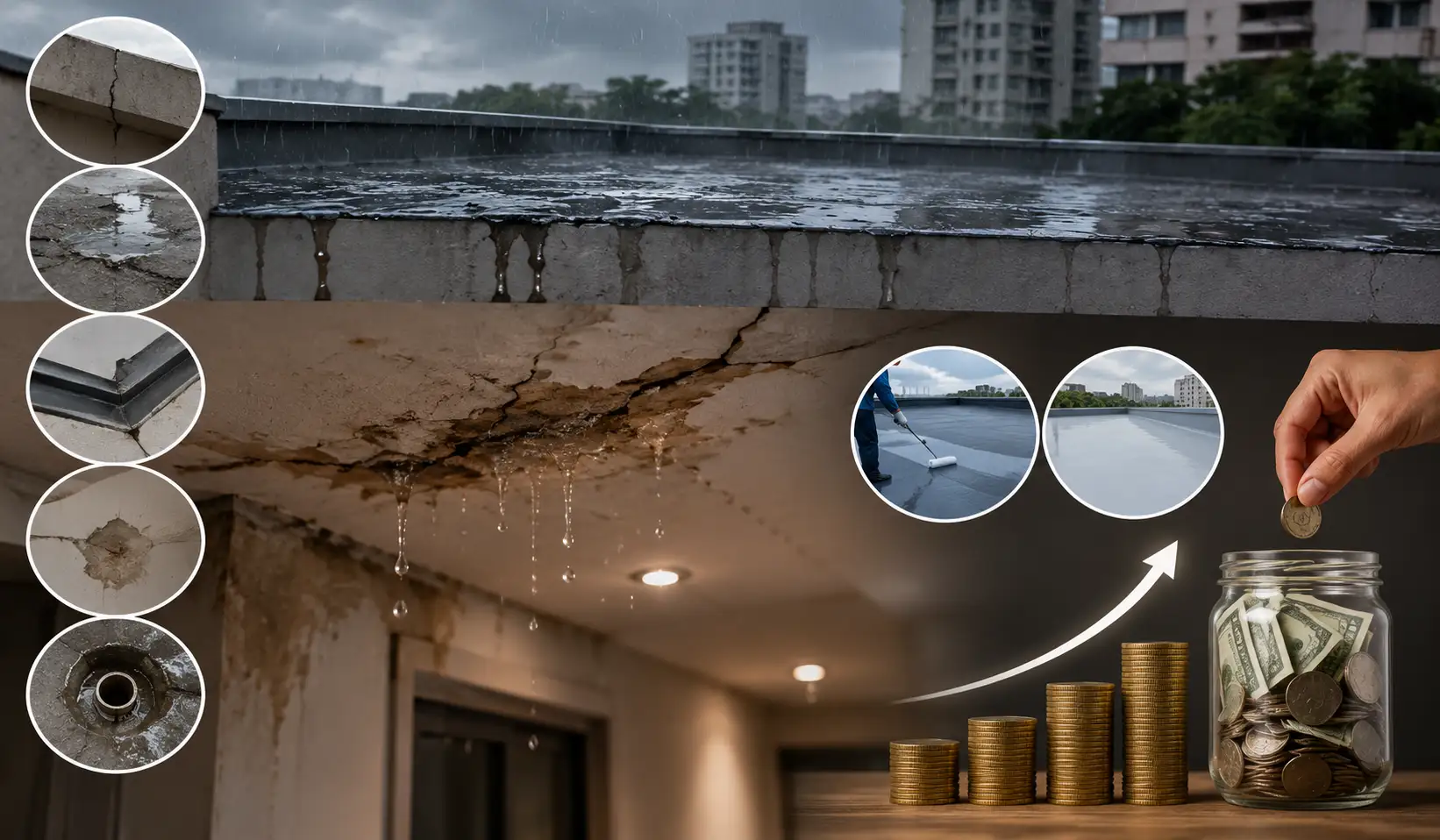 Why Recognising the Early Signs of Roof Waterproofing Failure Can Save You Thousands